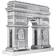 Metal Earth Arc de Triomphe 40 Pieces