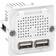 Schneider Electric Fuga 506D0701 2xUSB-lader A+C 2,4A uden afdækning