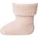 mp Denmark Ankle Wool Rib Turn Down - Rose (589-201)