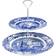Spode Blue Italian 2-Tier Kagefad