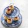 Spode Blue Italian 2-Tier Kagefad