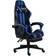 vidaXL Footrest Artificial Leather Gaming Chair - Black/Blue