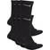 NIKE Everyday Cushioned Training Crew Socks 6-pack - Black/White