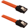 Dutzo Sleeved 7 Pin SATA-SATA 0.3m