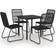 vidaXL 3060250 Essgruppe, 1 Tisch einschl. 4 Stühle