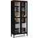 Tvilum Roomers China Black/Walnut Vitrineskab 88.7x202.8cm