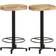 vidaXL 321965 Tabouret de bar 66cm 2pcs