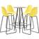 vidaXL 279815 Bargrupp, 1 Bord inkl. 4 Stolar