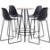 vidaXL 279815 Bargrupp, 1 Bord inkl. 4 Stolar