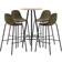 vidaXL 3051175 Bargrupp, 1 Bord inkl. 4 Stolar