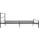 vidaXL Metal 81cm Sengeramme 200X200cm