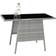 tectake Lausanne - Light Grey Bistro Set, 1 Table incl. 2 Chairs