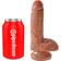 Pipedream Huidkleurige dildo met ballen 18 cm Beige