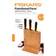 Fiskars Functional Form 1057553 Kokkekniv, Skrællekniv, Santokukniv
