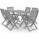 vidaXL 3057871 Matgrupp, 1 Bord inkl. 6 Stolar