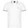 HUGO BOSS Paul Curved Polo Shirt - White