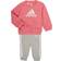 Adidas Infant Badge of Sport French Terry Jogger - Hazy Rose/White (GM8978)