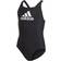 Adidas Girls Badge Of Sports Swimsuit - Black/White