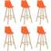 vidaXL 3056286 Bargrupp, 1 Bord inkl. 6 Stolar
