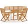 vidaXL 3057864 Caféset, 1 Bord inkl. 2 Stolar