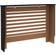 vidaXL Cache-radiateur Noir 112x19x81 cm MDF