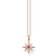 Thomas Sabo Star Necklace - Rose Gold/Red/Pink