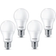 Philips LED spot Standard 8W/827 (60W) Frosted 4-pack E27