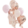 Ginger Ray Foil/Latex Ballons Blush Rose Gold/Pink 12-pack