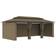 vidaXL Gazebo with Curtains