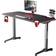 Ultradesk Frag Gamingbord - Rød, 1400x660x760mm