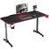 Ultradesk Frag Gaming Desk - Red, 1400x660x760mm
