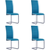 vidaXL Cantilevered 4-pack Køkkenstol 102.5cm 4stk