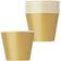 Unique Party Paper Cups Gold 8-pack