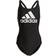 Adidas Women's SH3.RO Big Logo Swimsuit - Black/White