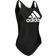 Adidas Women's SH3.RO Big Logo Swimsuit - Black/White