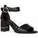 Tamaris Heeled Sandal - Black Croco/Black