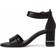 Tamaris Heeled Sandal - Black Croco/Black