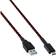 PDP Switch USB Type C Charging Cable - Black/Red