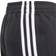 adidas Girl's 3-Stripes Tapered Leg Tracksuit Bottoms - Black/White (GE0947)