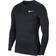 NIKE Pro Tight-Fit Long-Sleeve Top Men - Black/White