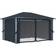 vidaXL Gazebo with Curtain 4x3 m