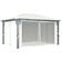 vidaXL Gazebo with Curtain 4x3 m