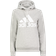 Adidas Women's Loungewear Essentials Logo Fleece Hoodie - Medium Grey Heather/White