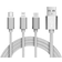 Reekin USB A-Lighting/USB Micro A/USB C 1.2m