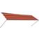 vidaXL Udtrækkelig Markis with LED 300x150cm