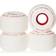 Ricta Clouds 86A 53mm Renkaat valkoinen white/red