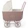 by Astrup Doll Pram Retro Rattan Rose