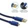 ZedLabz PS4 Gold Plated USB Charger Cable - Black/Blue