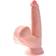 Pipedream King Cock Plus Triple Density Swinging Balls Dildo 21 cm Vaalea iho