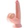 Pipedream King Cock Plus Gode Triple Densité Testicules Oscillantes 21cm Nude